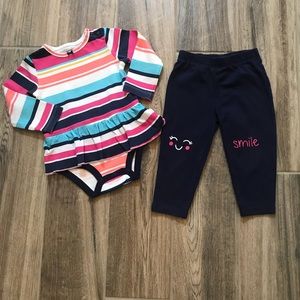 Carter’s 2 Piece Striped Set